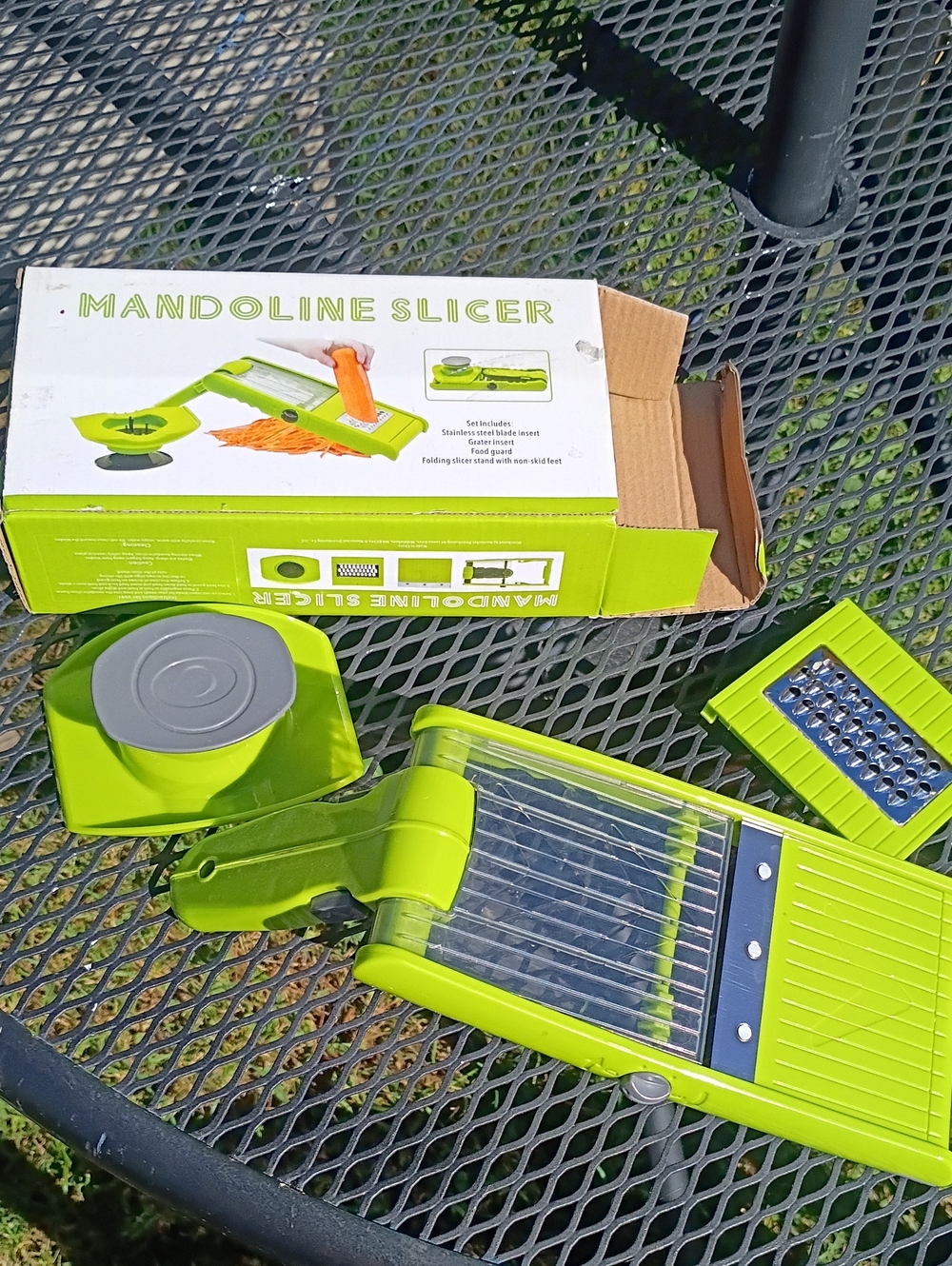 Mandoline Slicer - Lime Green Kitchen Slicer